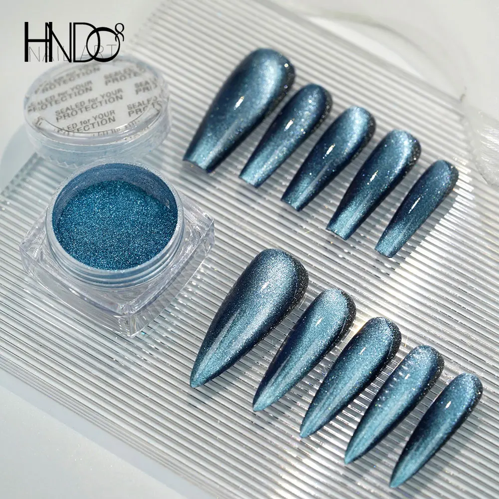 HNDO New Iced Aqua Cat Eye Magnet Powder Nail Glitter Decorations Holographic 3D Effect for Manicure Design DIY Pigment Dust
HNDO New Iced Aqua Cat Eye Magnet Powder Nail Glitter Decorations Holographic 3D Effect for Manicure Design DIY Pigment Dust