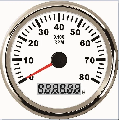 Odometer Speedometer Universal Tachometer RPM REV Counter RPM with Hour Meter 8000RPM 85mm 9-32V with Backlight
Odometer Speedometer Universal Tachometer RPM REV Counter RPM with Hour Meter 8000RPM 85mm 9-32V with Backlight