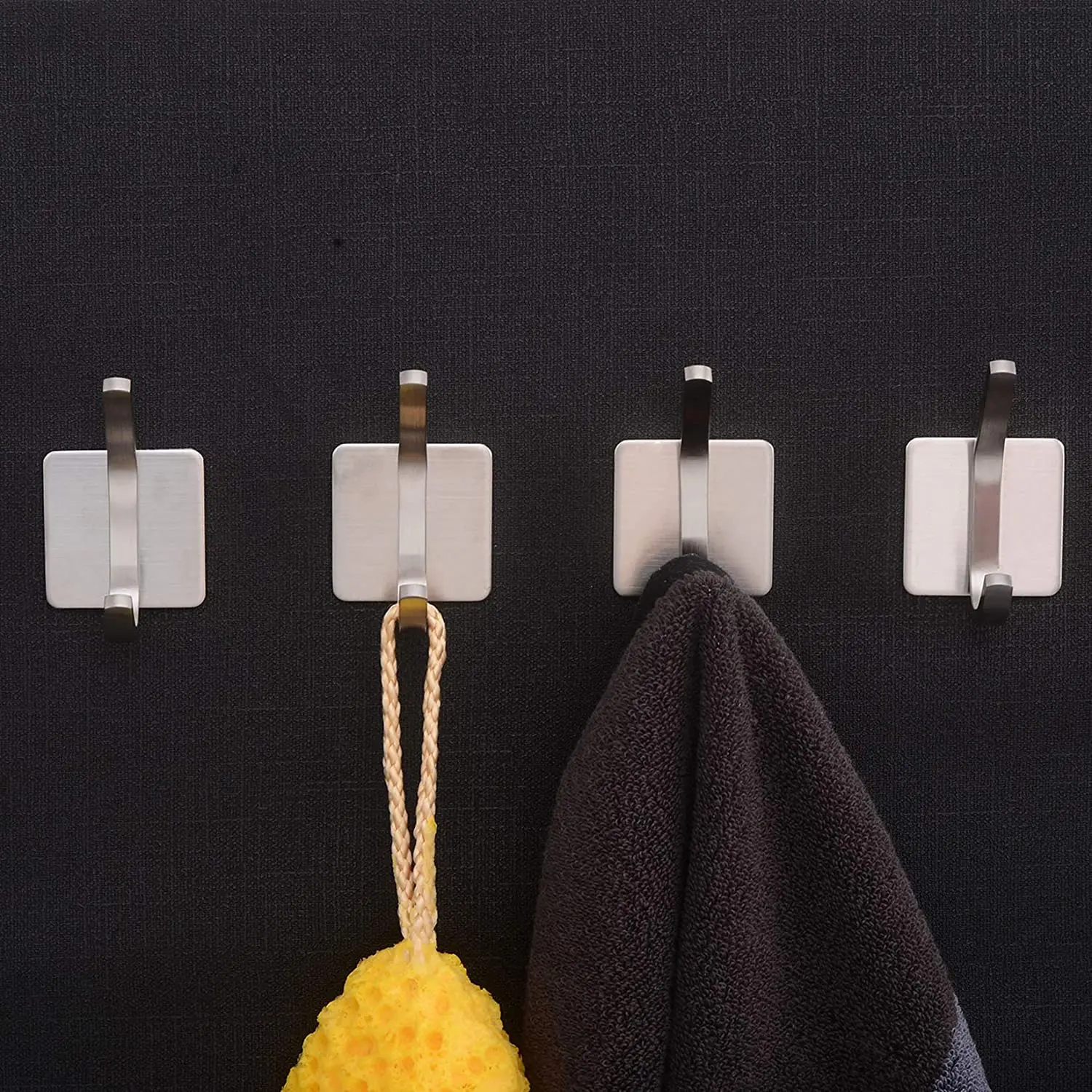 Adhesive Hooks - Bathroom Hooks Wall Hooks Bath Show Robe Hook Self Adhesive Coat Hook Stick on Wall Stainless Steel Brushed
Adhesive Hooks - Bathroom Hooks Wall Hooks Bath Show Robe Hook Self Adhesive Coat Hook Stick on Wall Stainless Steel Brushed