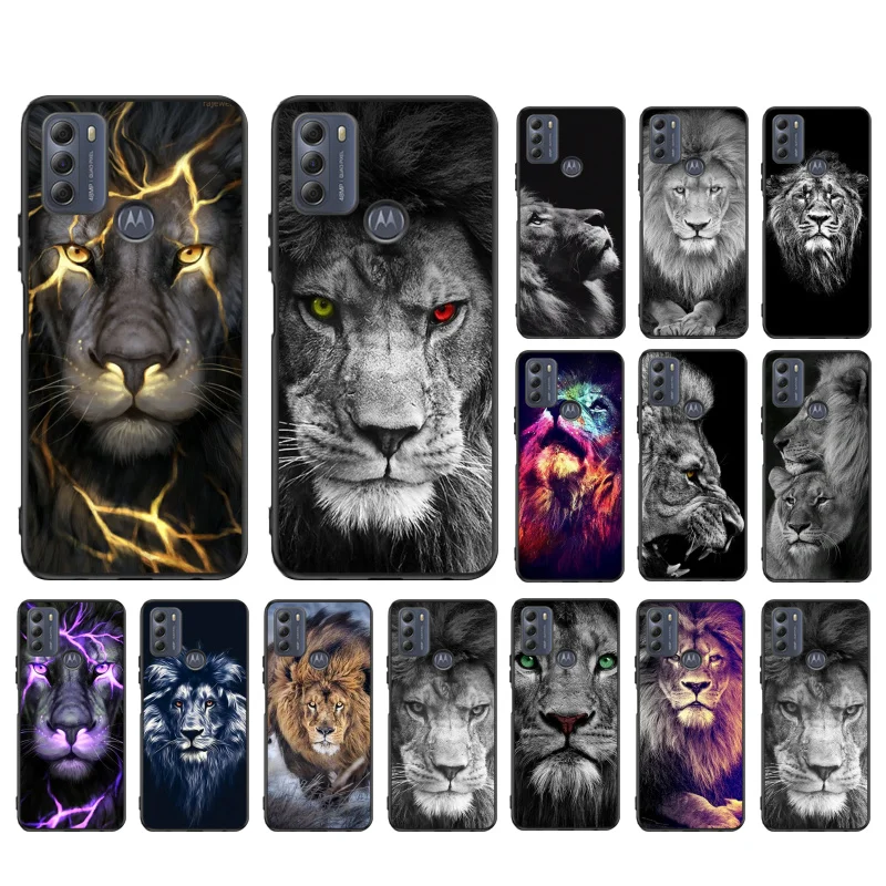 

Lion Phone Case for Motorola Moto One E7 power E7Plus E6S E20 E40 One Fusion plus Edge 20 Fusion 20lite
