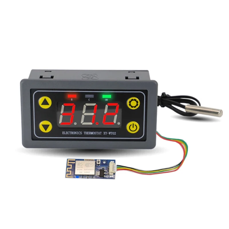 Temperature Controller Cooling Heating App Control Thermostat Max/Min Temperature Alarm Data Storage Temp Drop Shipping
Temperature Controller Cooling Heating App Control Thermostat Max/Min Temperature Alarm Data Storage Temp Drop Shipping