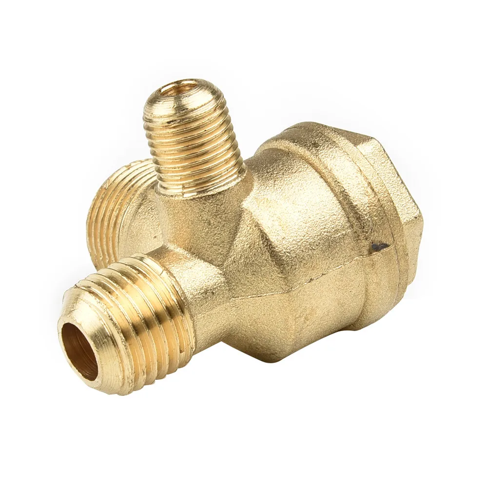 3-Way Air Compressor Brass Cut-Off Valve Accessories Air Pump Check Valves Connector Tool 10*14*16mm
3-Way Air Compressor Brass Cut-Off Valve Accessories Air Pump Check Valves Connector Tool 10*14*16mm