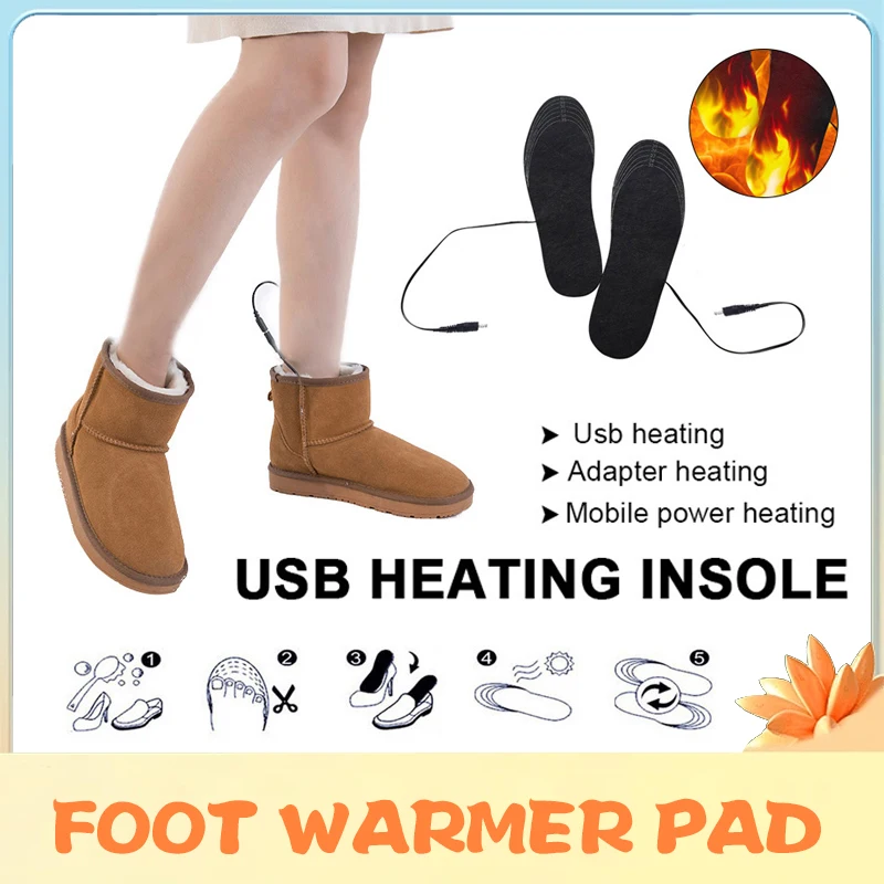 Зимние стельки с подогревом, 1 пара, теплые стельки для зимы с подогревом по USB
Зимние стельки с подогревом, 1 пара, теплые стельки для зимы с подогревом по USB