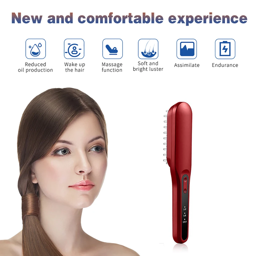 Hair Growth Comb RF Red Blue Light Electric Laser Anti Hair Loss Treatment EMS Vibration Scalp Massage Hair Brush Relax Scalp
Hair Growth Comb RF Red Blue Light Electric Laser Anti Hair Loss Treatment EMS Vibration Scalp Massage Hair Brush Relax Scalp