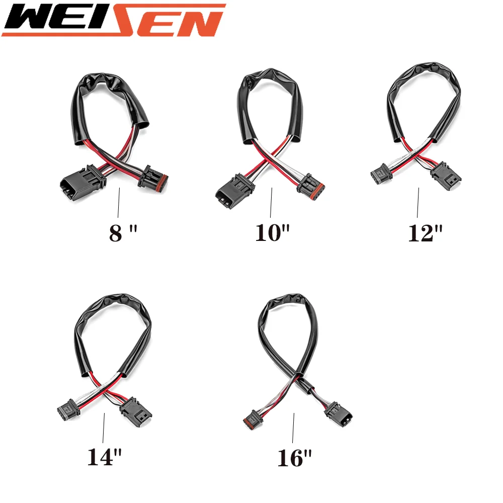 For Harley-Davidson Newer Softails Dynas Touring Sportsters CAN-Bus 8"/10"/ 12"/ 14"/16" Handlebar Wiring Wire Extension Harness
For Harley-Davidson Newer Softails Dynas Touring Sportsters CAN-Bus 8"/10"/ 12"/ 14"/16" Handlebar Wiring Wire Extension Harness