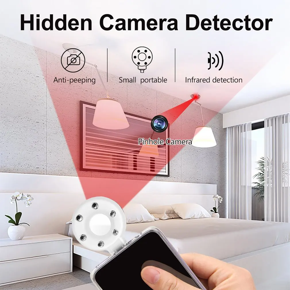 Camera Type-C Detector Outdoor Travel Hotel Rental Anti-Theft Cameras LED Infrared Alarm Hidden Detectors Portable Cam
Camera Type-C Detector Outdoor Travel Hotel Rental Anti-Theft Cameras LED Infrared Alarm Hidden Detectors Portable Cam