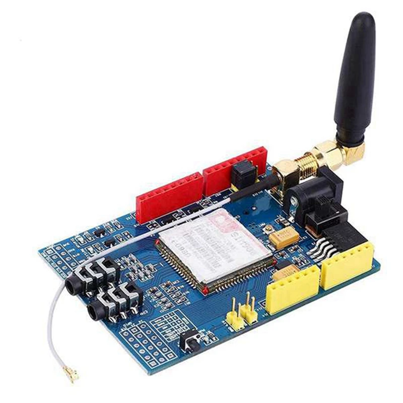 SIM900 модуль GSM GPRS GPS макетная плата SMA с GPS антенной для Arduino, 4-полосная макетная плата
SIM900 модуль GSM GPRS GPS макетная плата SMA с GPS антенной для Arduino, 4-полосная макетная плата