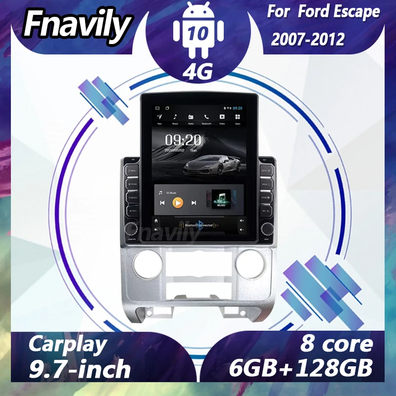 Fnavily 9.7" Android 10 car radio For Ford Escape video navigation dvd player car stereos audio GPS DSP BT 4G WIFI 2007-2012
Fnavily 9.7" Android 10 car radio For Ford Escape video navigation dvd player car stereos audio GPS DSP BT 4G WIFI 2007-2012