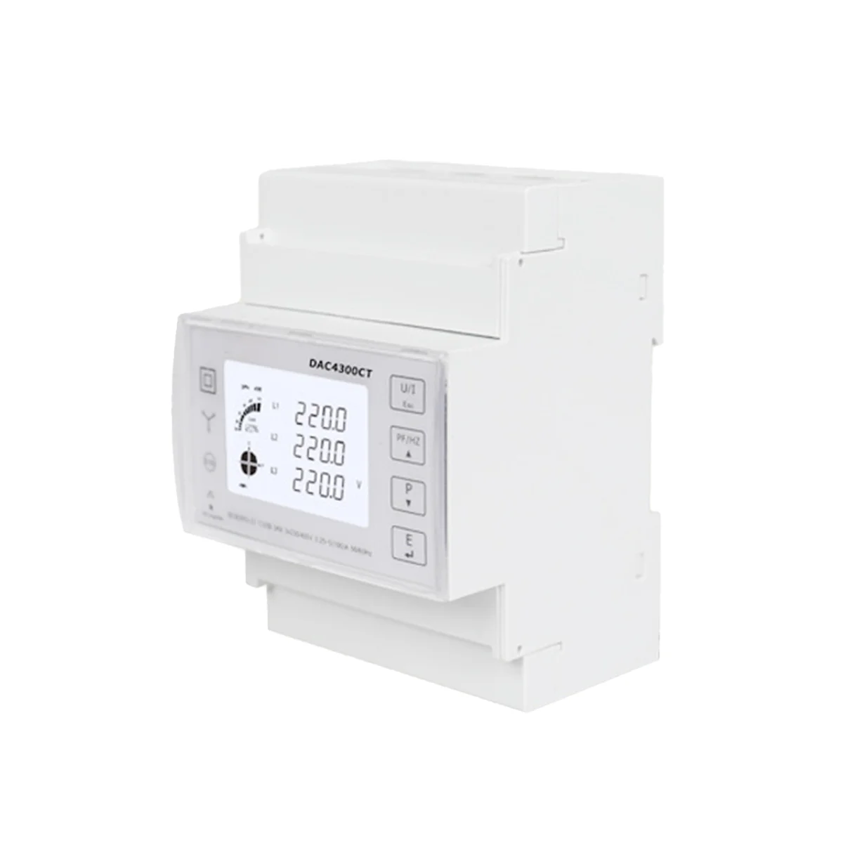 Многофункциональный ЖК-измеритель энергии на Din-рейку Modbus RS485 45-65 Гц, трехфазный, четырехпроводной
Многофункциональный ЖК-измеритель энергии на Din-рейку Modbus RS485 45-65 Гц, трехфазный, четырехпроводной