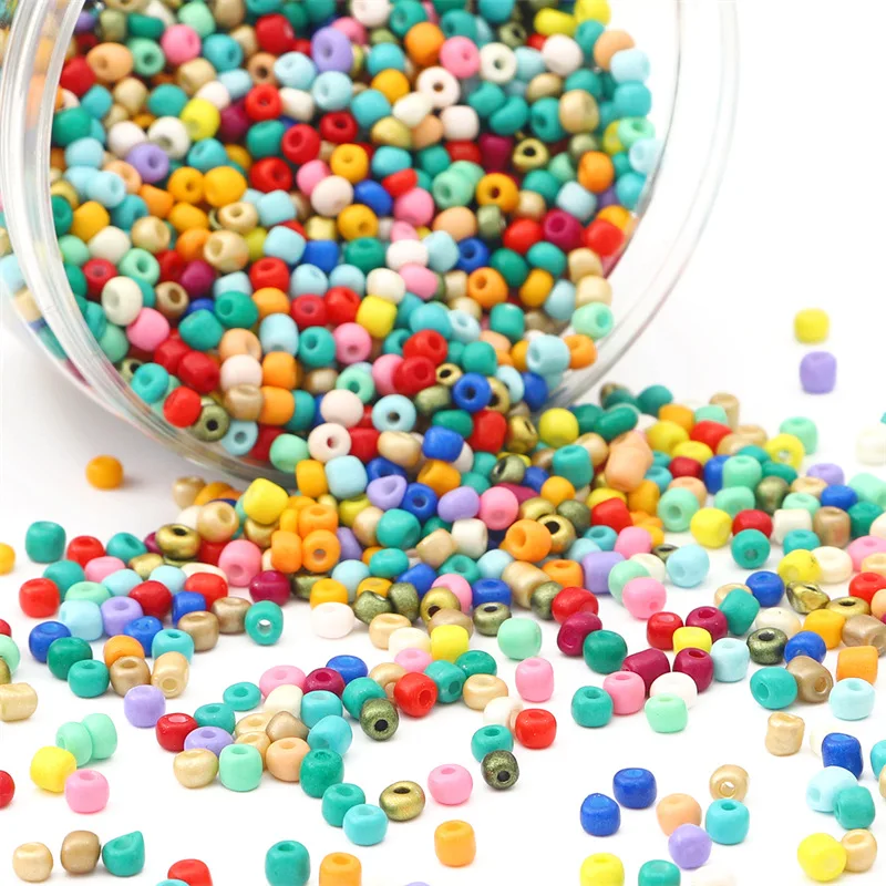 High Quality Solid Color 2/3/4MM Matte Glass Seed Beads Uniform Round Spacer Beads For DIY Handmade Needlework Jewelry Making
High Quality Solid Color 2/3/4MM Matte Glass Seed Beads Uniform Round Spacer Beads For DIY Handmade Needlework Jewelry Making