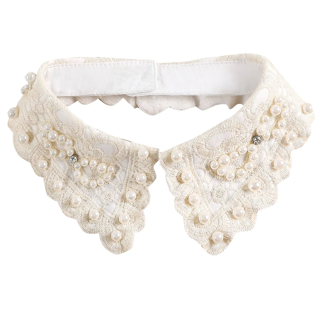 Linbaiway Women White Fake Collars Vintage Embroidery Floral Detachable Collar Handmade Beads False Fake Shirt Collar Decoration
Linbaiway Women White Fake Collars Vintage Embroidery Floral Detachable Collar Handmade Beads False Fake Shirt Collar Decoration