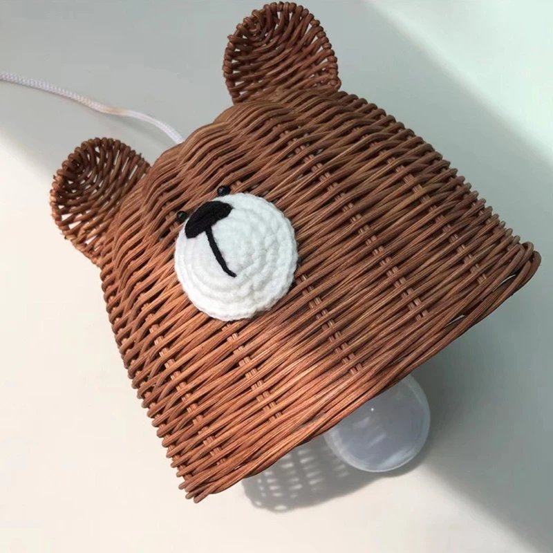 GXMB Newborn Photography Props Lovely Bear Head Rattan Chandelier Light Shade Cover
GXMB Newborn Photography Props Lovely Bear Head Rattan Chandelier Light Shade Cover