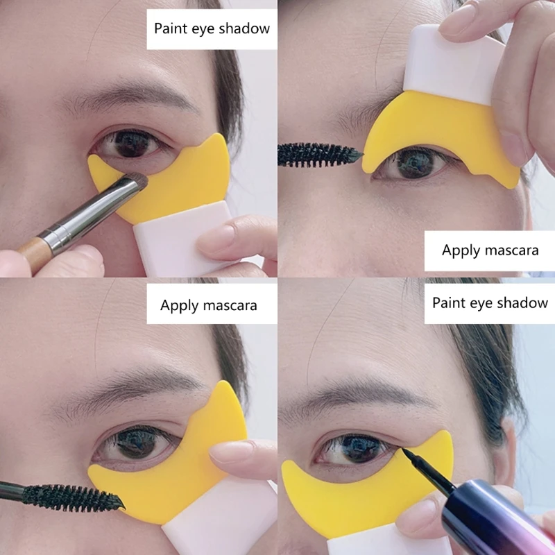 Silicone Eyeliner Stencils Eye Makeup Template Shaping Tool Angle Winged Tip Portable Mascara Baffle for Winged Eyeliner K3NE
Silicone Eyeliner Stencils Eye Makeup Template Shaping Tool Angle Winged Tip Portable Mascara Baffle for Winged Eyeliner K3NE