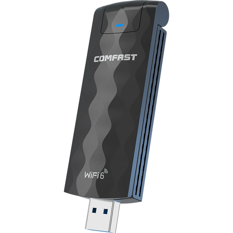 Comfast CF-957AX высокоскоростной новый дизайн 1800 Мбит/с wifi 6 ax usb адаптер wifi
Comfast CF-957AX высокоскоростной новый дизайн 1800 Мбит/с wifi 6 ax usb адаптер wifi