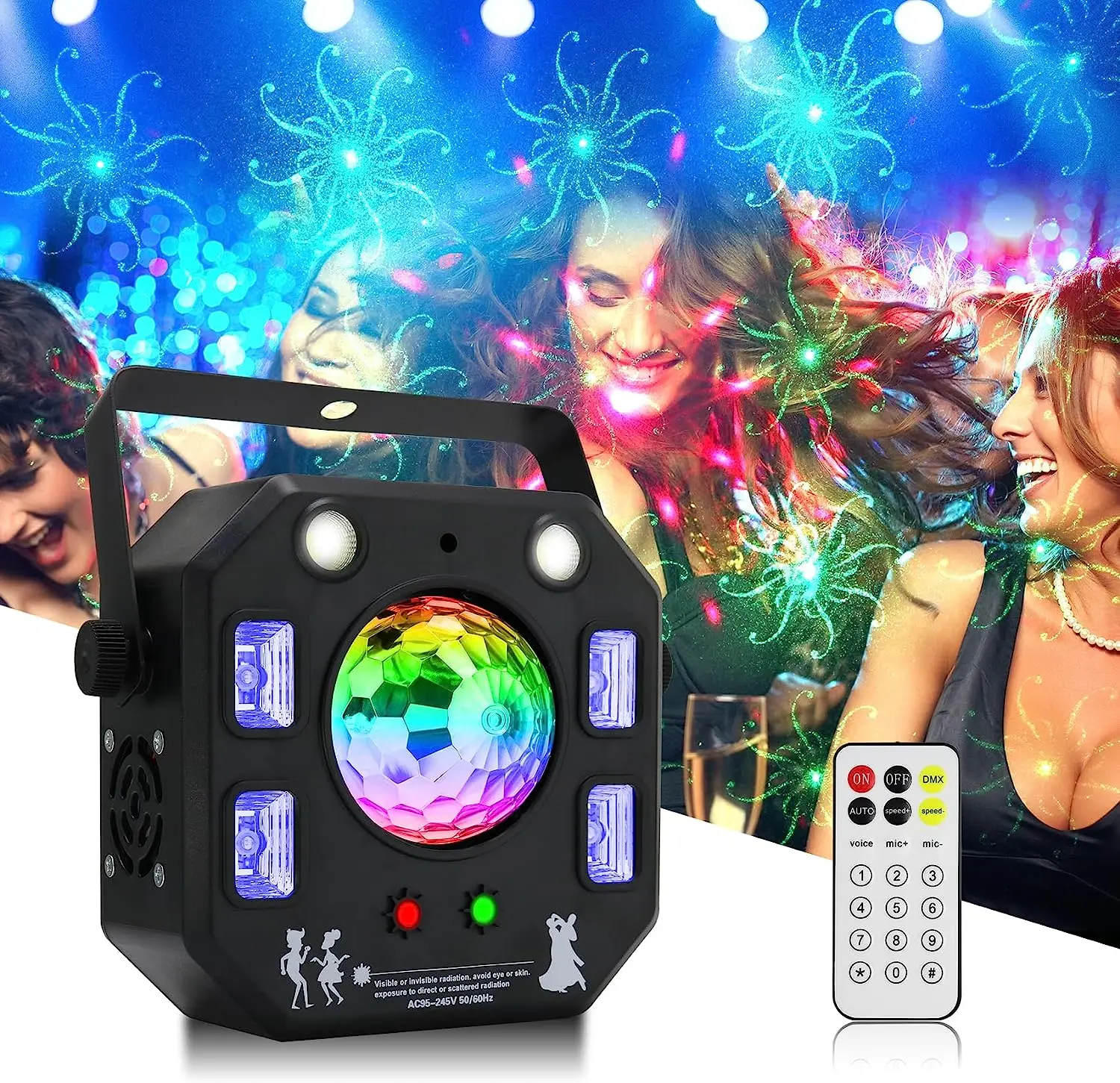 Диско волшебный шар DI Stage светильник Controller DMX Strobe 4 в 1 узоры лазерные огни с УФ-эффектом черный свет лампа для танцев и свадеб
Диско волшебный шар DI Stage светильник Controller DMX Strobe 4 в 1 узоры лазерные огни с УФ-эффектом черный свет лампа для танцев и свадеб