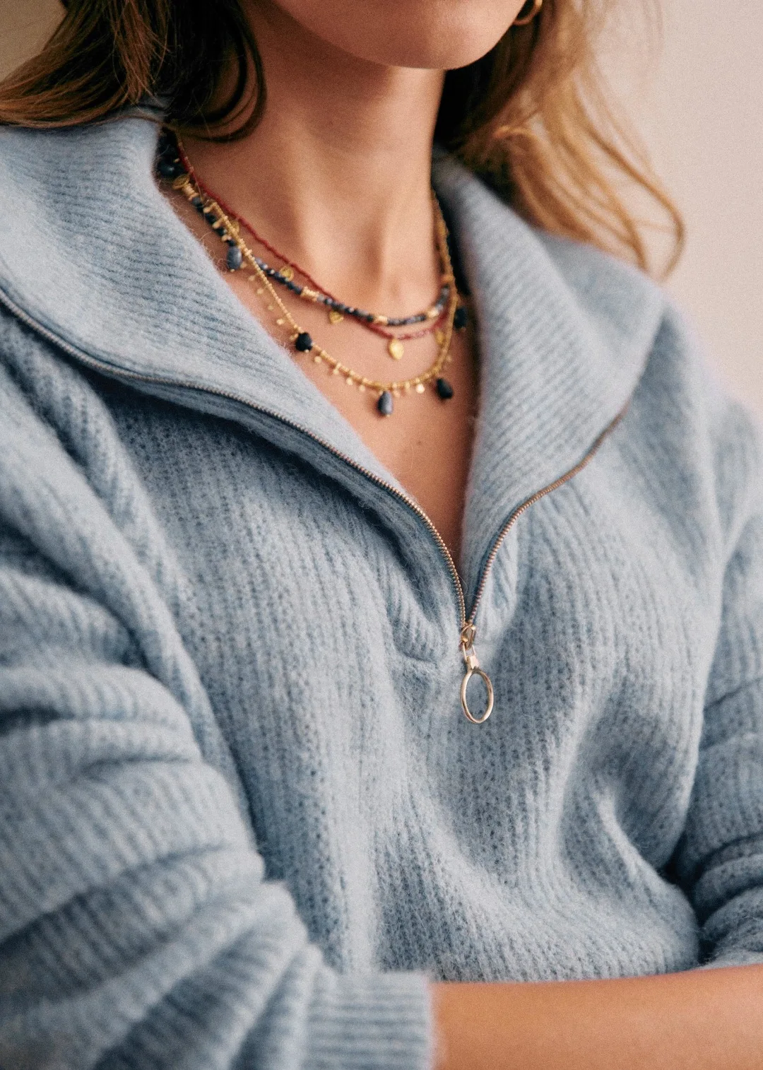 Autumn and Winter New Style Hollow Pattern Lapel Half Zipper Sweater Long Sleeve Pullover Sweater Women
Autumn and Winter New Style Hollow Pattern Lapel Half Zipper Sweater Long Sleeve Pullover Sweater Women