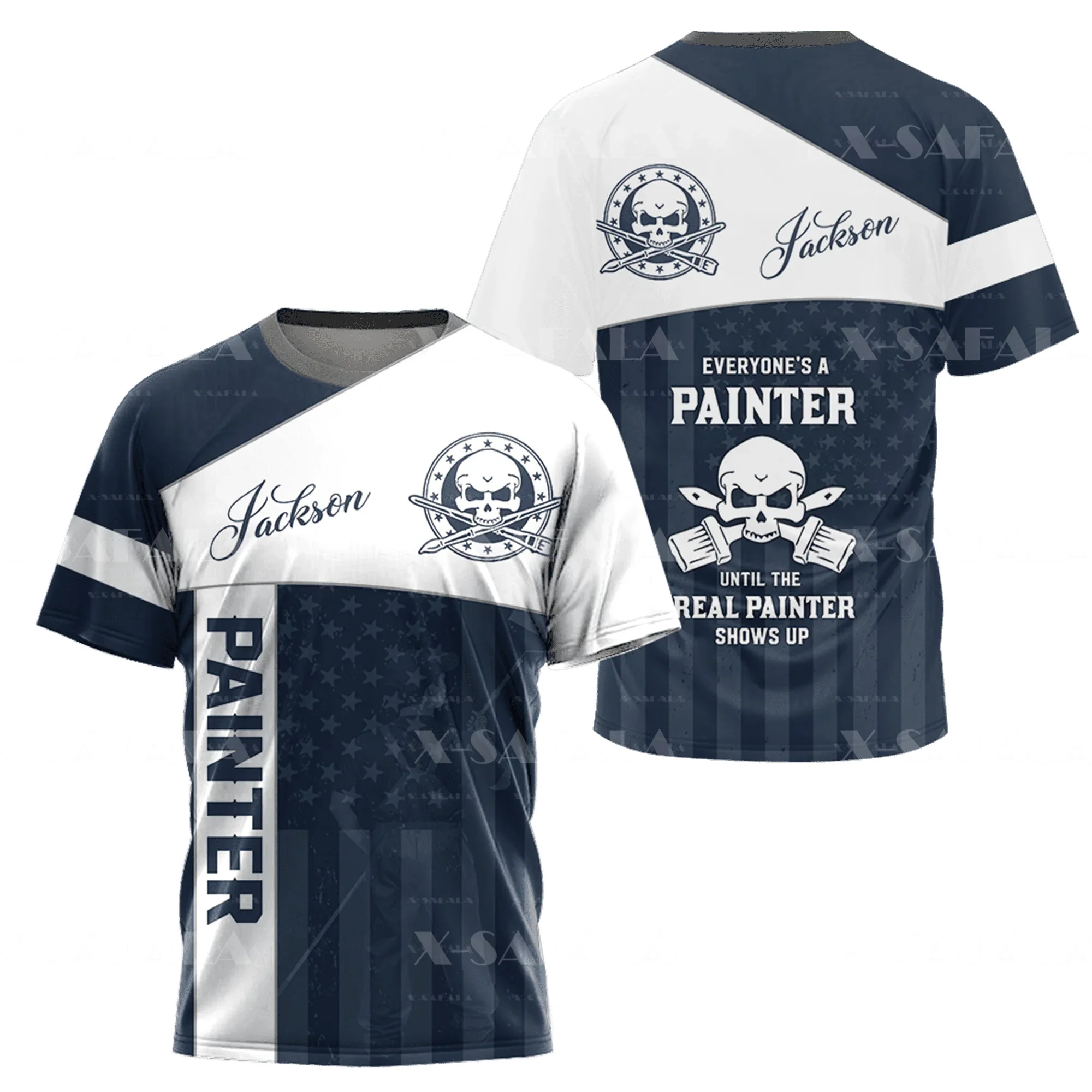 CUSTOMIZE Painter Whitewasher Decorator 3D Printed Mens T-Shirt Tops Tee Short Sleeves Casual Milk Fiber Breathable Tracksuits
CUSTOMIZE Painter Whitewasher Decorator 3D Printed Mens T-Shirt Tops Tee Short Sleeves Casual Milk Fiber Breathable Tracksuits