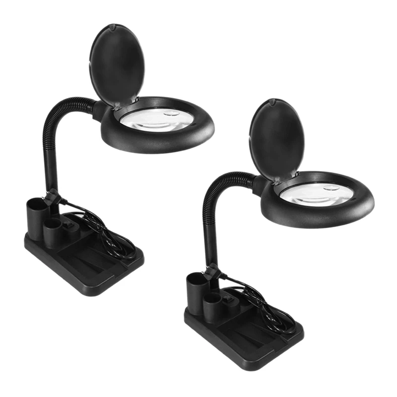2X LED Magnifying Lamp 5X 10X Magnifier With Light Table And Desk Lamp Floor Stand Magnifier Glass For Reading \US Plug
2X LED Magnifying Lamp 5X 10X Magnifier With Light Table And Desk Lamp Floor Stand Magnifier Glass For Reading \US Plug