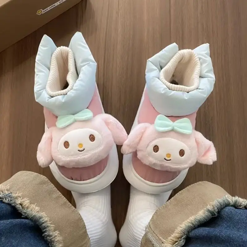 Sanrio Anime Platform Snow Boot Kawaii Kuromi Cinnamoroll Autumn Winter Cute Cartoon Warm Plush Cotton Shoes Girl Christmas Gift
Sanrio Anime Platform Snow Boot Kawaii Kuromi Cinnamoroll Autumn Winter Cute Cartoon Warm Plush Cotton Shoes Girl Christmas Gift