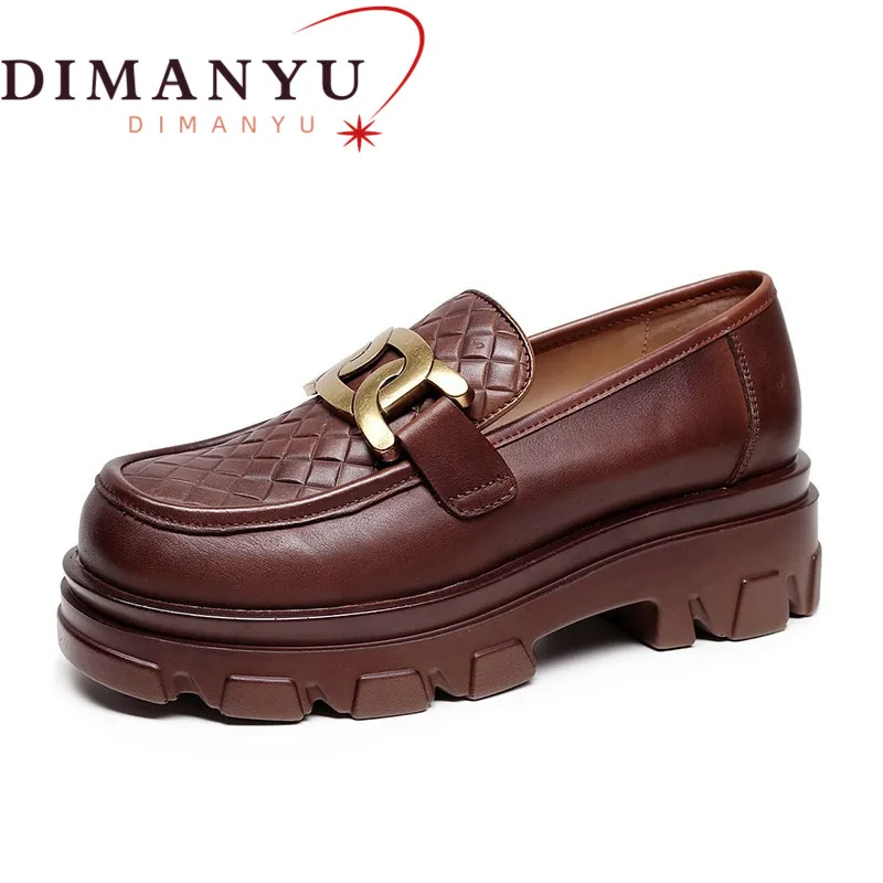 DIMANYU Women Loafers Platform 2022 New Natural Genuine Leather Ladies Shoes Slip-on Retro Natural Skin Ladies Spring Shoes
DIMANYU Women Loafers Platform 2022 New Natural Genuine Leather Ladies Shoes Slip-on Retro Natural Skin Ladies Spring Shoes