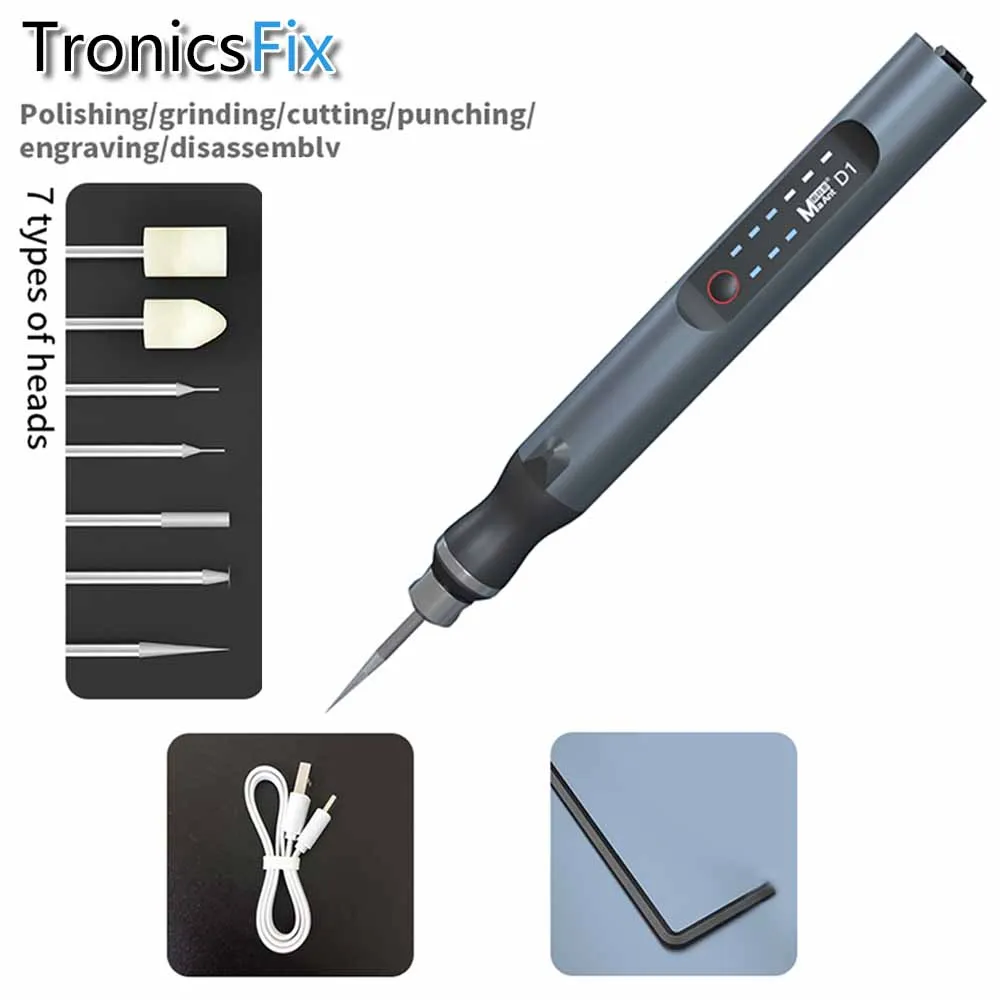 MaAnt D1 Smart Adjustable Engraver Electric Grinding Pen Small Grinding Machine Mini Tools Set DIY Jade Engraving Pen Polishing
MaAnt D1 Smart Adjustable Engraver Electric Grinding Pen Small Grinding Machine Mini Tools Set DIY Jade Engraving Pen Polishing