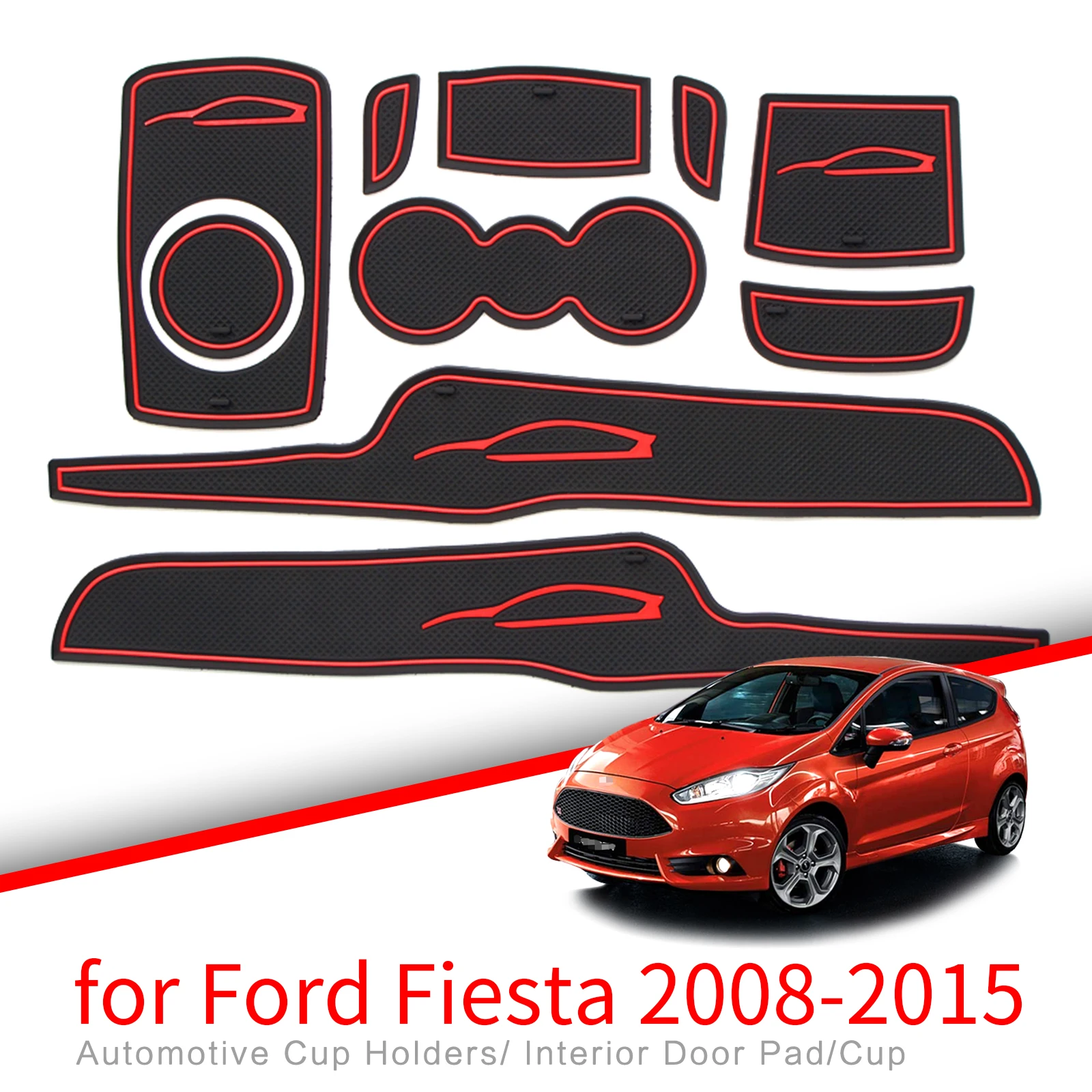 ZUNDUO gate slot pad For FORD Fiesta 2008-2015 Door Groove Mat Anti Slip PVC RED BLACK 10PCS
ZUNDUO gate slot pad For FORD Fiesta 2008-2015 Door Groove Mat Anti Slip PVC RED BLACK 10PCS