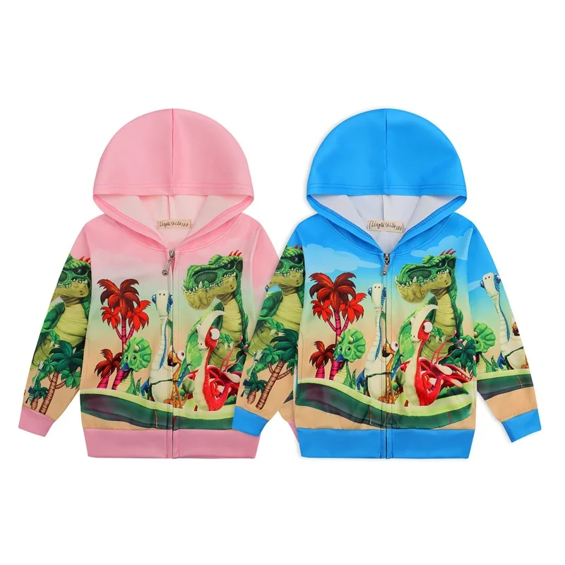 Kids Cartoon dinosaur Hoodie Boys Girls Zipper Sweatshirt Children Tracksuit Casual Sportswear Jacket
Kids Cartoon dinosaur Hoodie Boys Girls Zipper Sweatshirt Children Tracksuit Casual Sportswear Jacket