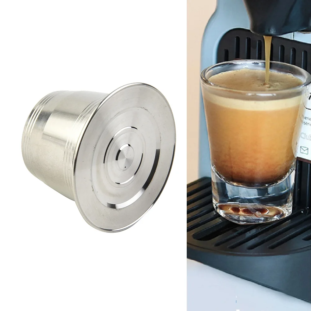 Reusable Stainless Steel Metal Coffee Capsules Pods For Nespresso Filter Reutilizable Pods Coffeeware
Reusable Stainless Steel Metal Coffee Capsules Pods For Nespresso Filter Reutilizable Pods Coffeeware
