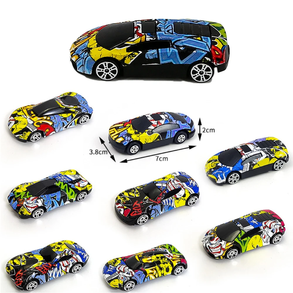 1pcs Mini Graffiti Sliding Car Educational Toy Alloy Mini Inertial Car Parent-child Game Simulation Model Racing Children's Gift
1pcs Mini Graffiti Sliding Car Educational Toy Alloy Mini Inertial Car Parent-child Game Simulation Model Racing Children's Gift