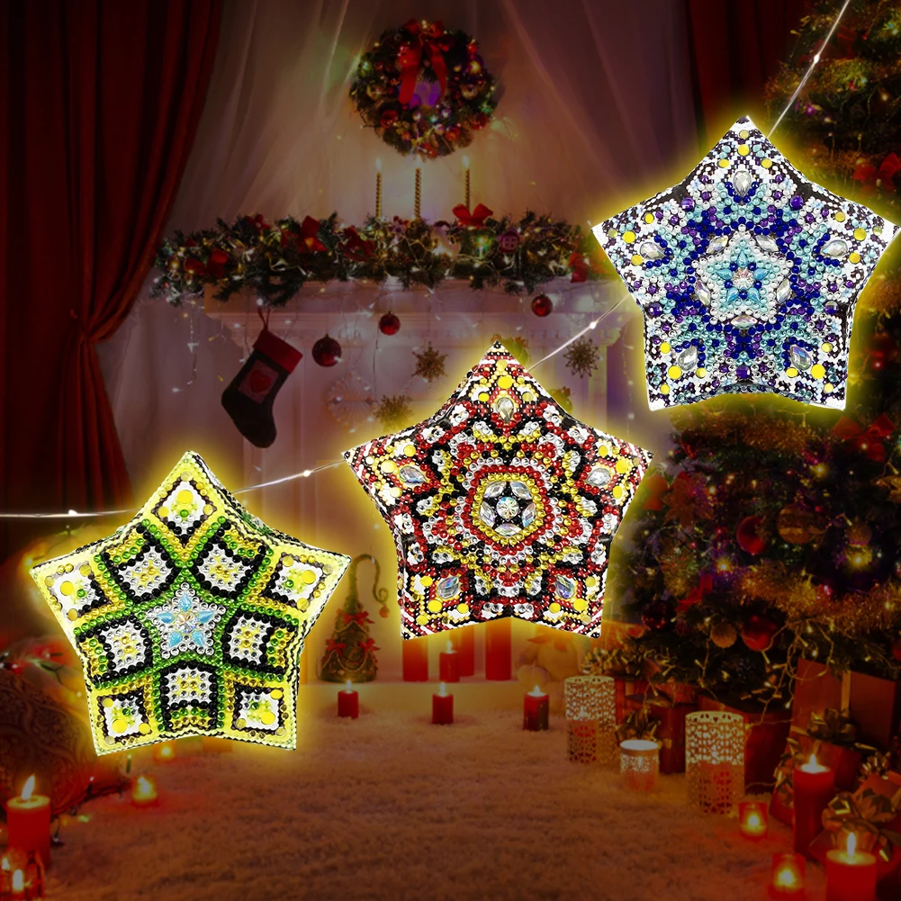 3x DIY Diamond Drawing Lamp Garland Creative Star LED Hanging Fairy Lights Christmas Party Decoration Holiday Lighting
3x DIY Diamond Drawing Lamp Garland Creative Star LED Hanging Fairy Lights Christmas Party Decoration Holiday Lighting