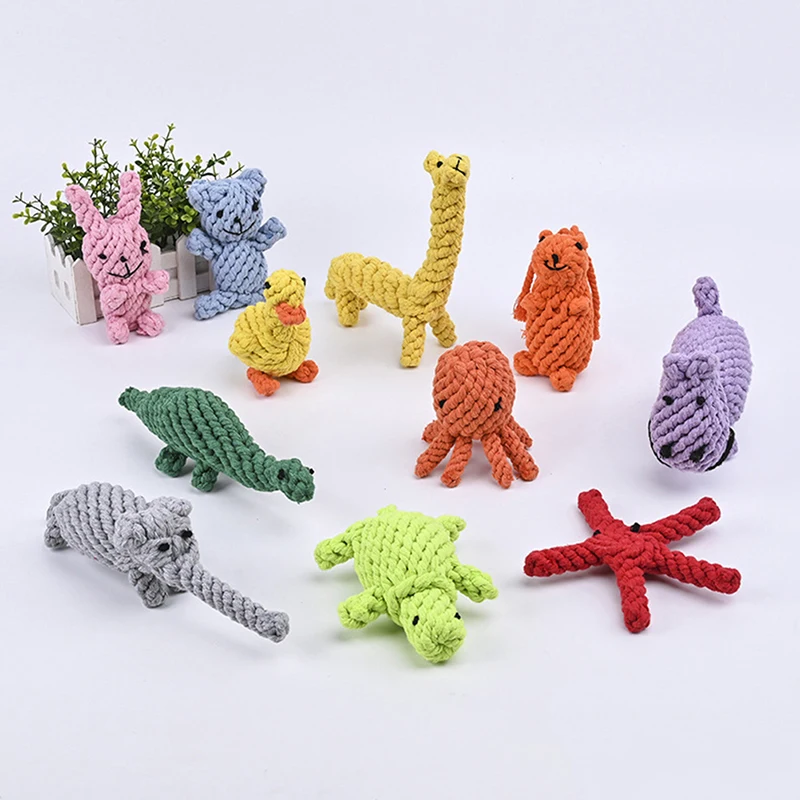 1pc Pet Dog Toys Cartoon Animal Dog Chew Toys Durable Braided Bite Resistant Puppy Molar Cleaning Teeth Cotton Rope Toy
1pc Pet Dog Toys Cartoon Animal Dog Chew Toys Durable Braided Bite Resistant Puppy Molar Cleaning Teeth Cotton Rope Toy