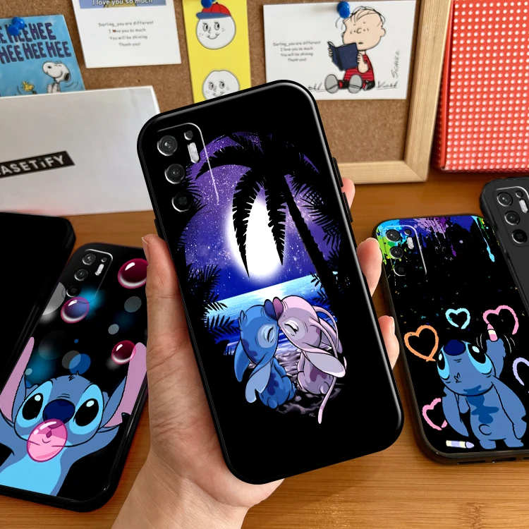 Disney Lilo Stitch Case For Xiaomi Redmi Note 11 11T 11S 10 10S 10T Pro For Redmi Note 11 10 5G Phone Case Liquid Silicon Black
Disney Lilo Stitch Case For Xiaomi Redmi Note 11 11T 11S 10 10S 10T Pro For Redmi Note 11 10 5G Phone Case Liquid Silicon Black