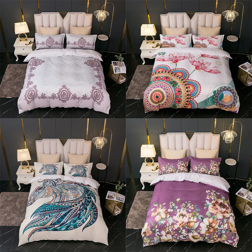 Colorful Flowers Mandala Duvet Cover Free Pillowcase Doona Cover Quilt Cover Double Comforter Cover Twin Queen Bedding Set
Colorful Flowers Mandala Duvet Cover Free Pillowcase Doona Cover Quilt Cover Double Comforter Cover Twin Queen Bedding Set