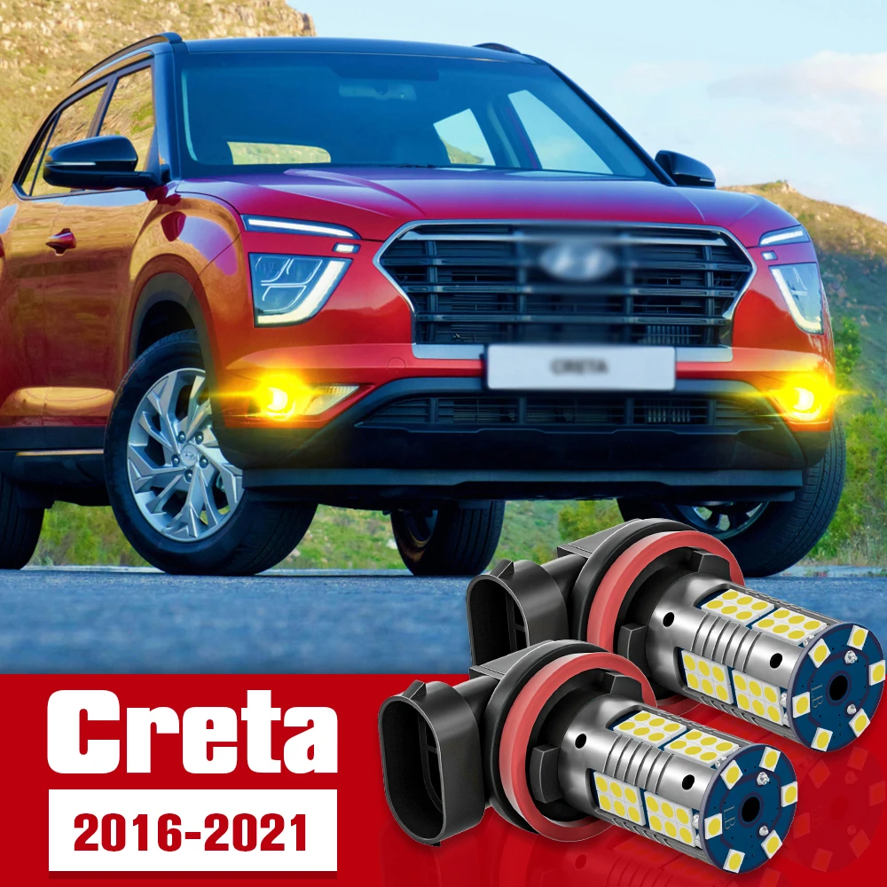 2pcs Front Fog Light Accessories LED Bulb Lamp For Hyundai Creta 2016 2017 2018 2019 2020 2021
2pcs Front Fog Light Accessories LED Bulb Lamp For Hyundai Creta 2016 2017 2018 2019 2020 2021