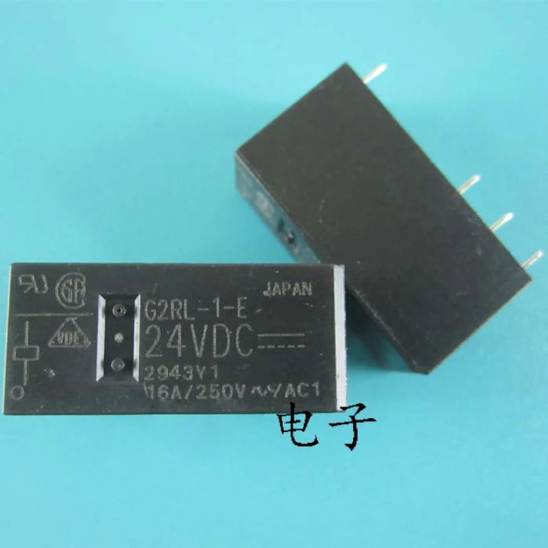 New 10pcs/lot relay G2RL-1-E-24VDC G2RL-1-E-DC24V G2RL-1-E-24V G2RL-1-E 24VDC 16A 8Pin
New 10pcs/lot relay G2RL-1-E-24VDC G2RL-1-E-DC24V G2RL-1-E-24V G2RL-1-E 24VDC 16A 8Pin