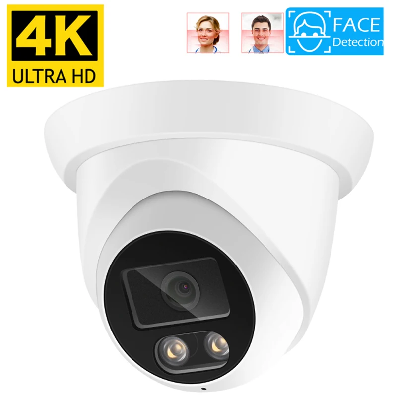8MP 4K IP Camera Outdoor Face Detection Audio Dual Light H.265 Onvif CCTV Metal Dome POE Surveillance Camera Security RTSP
8MP 4K IP Camera Outdoor Face Detection Audio Dual Light H.265 Onvif CCTV Metal Dome POE Surveillance Camera Security RTSP