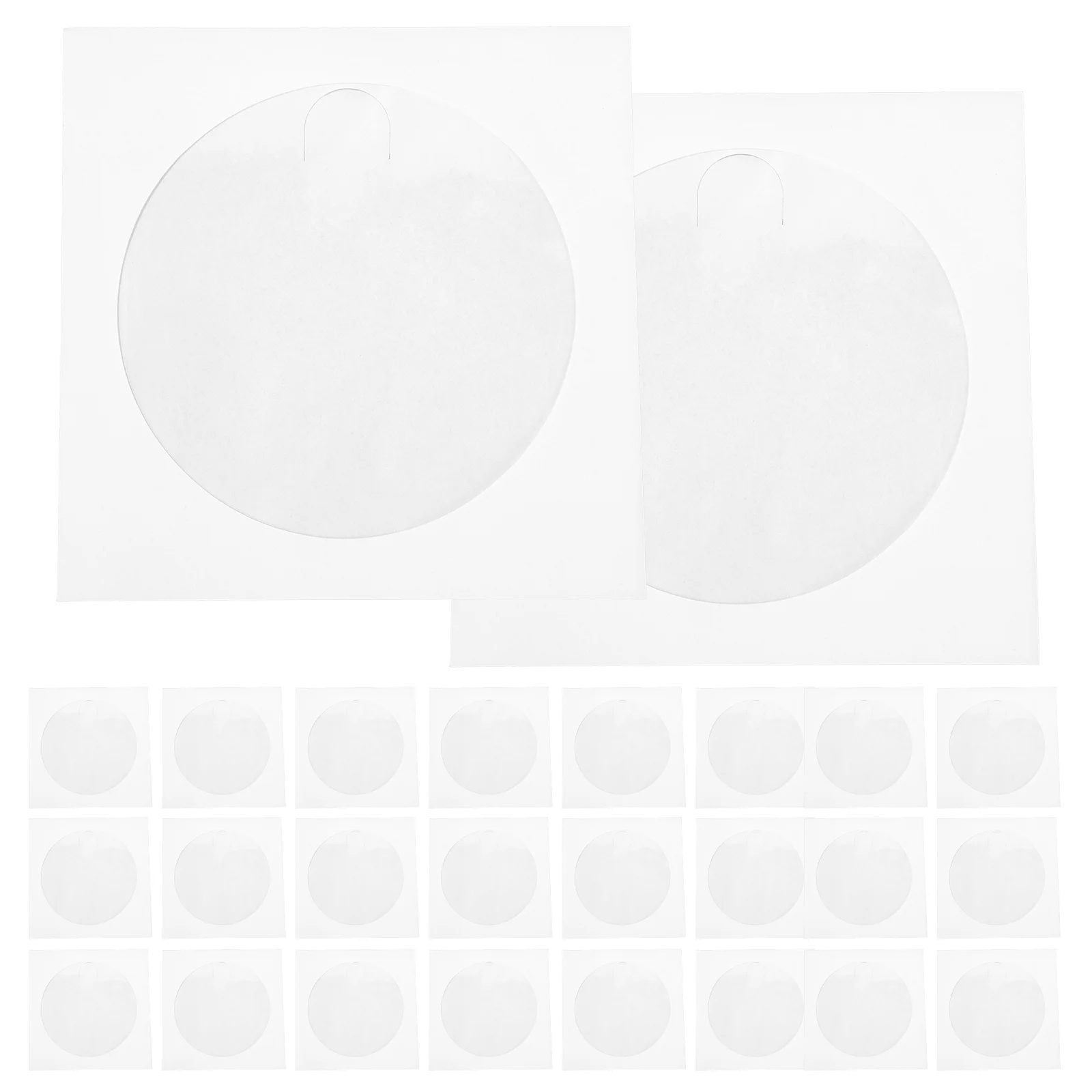 100 Pcs White Paper Bag Sheets Sheets Storage Box White Paper CD Covers Clear Cases Portable Holder Organizer Bags
100 Pcs White Paper Bag Sheets Sheets Storage Box White Paper CD Covers Clear Cases Portable Holder Organizer Bags