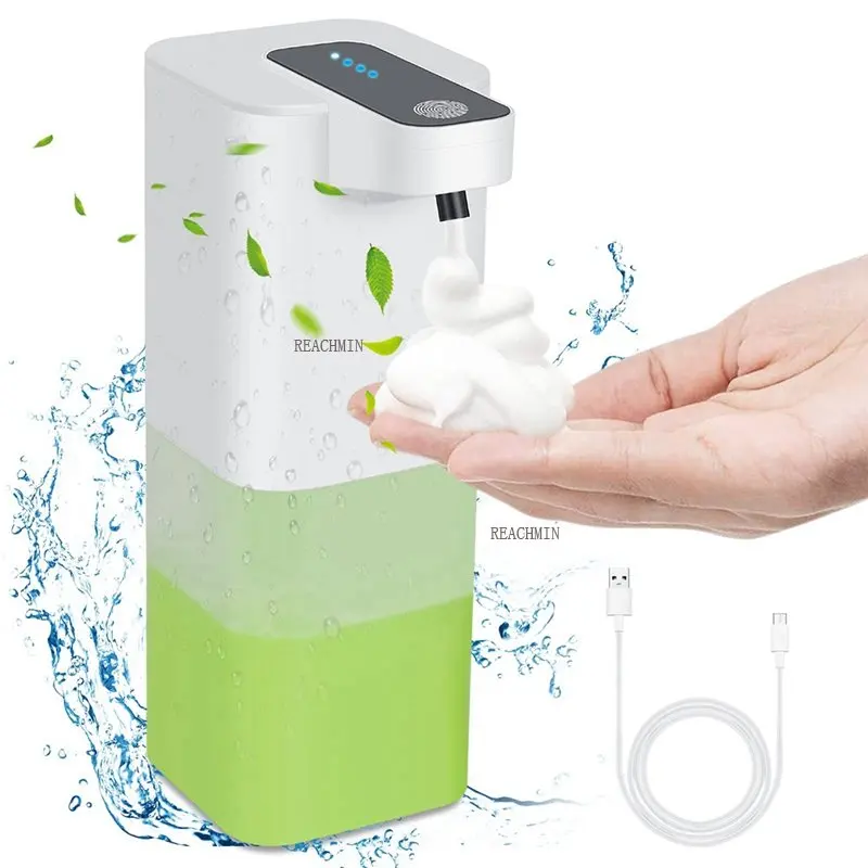 Automatic Soap Dispenser With Sensor, 400 Ml, USB Rechargeable Foam Soap Dispenser, IPX4 Waterproof, Non-Contact
Automatic Soap Dispenser With Sensor, 400 Ml, USB Rechargeable Foam Soap Dispenser, IPX4 Waterproof, Non-Contact