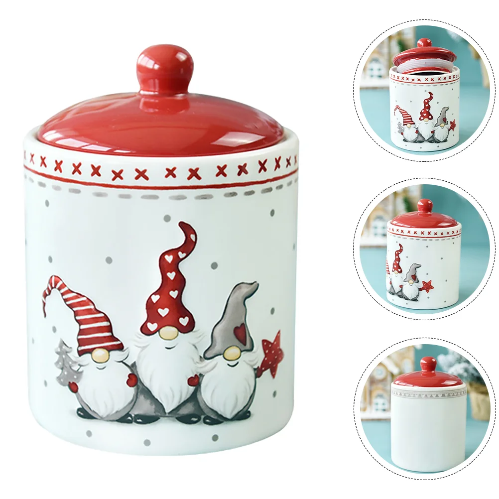 Jar Christmas Ceramic Cookie Storage Candy Tea Canister Container Jars Gnome Holiday Holder Biscuit Foodgift Coffeecanisters
Jar Christmas Ceramic Cookie Storage Candy Tea Canister Container Jars Gnome Holiday Holder Biscuit Foodgift Coffeecanisters