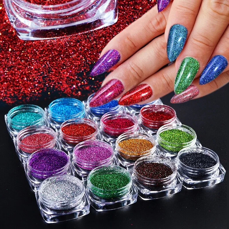 Laser Holographic Ultra Fine Nail Glitter Colorful Chrome Powder Nails Acrylic Powder Dust For Christmas Nail Decorations 2022
Laser Holographic Ultra Fine Nail Glitter Colorful Chrome Powder Nails Acrylic Powder Dust For Christmas Nail Decorations 2022