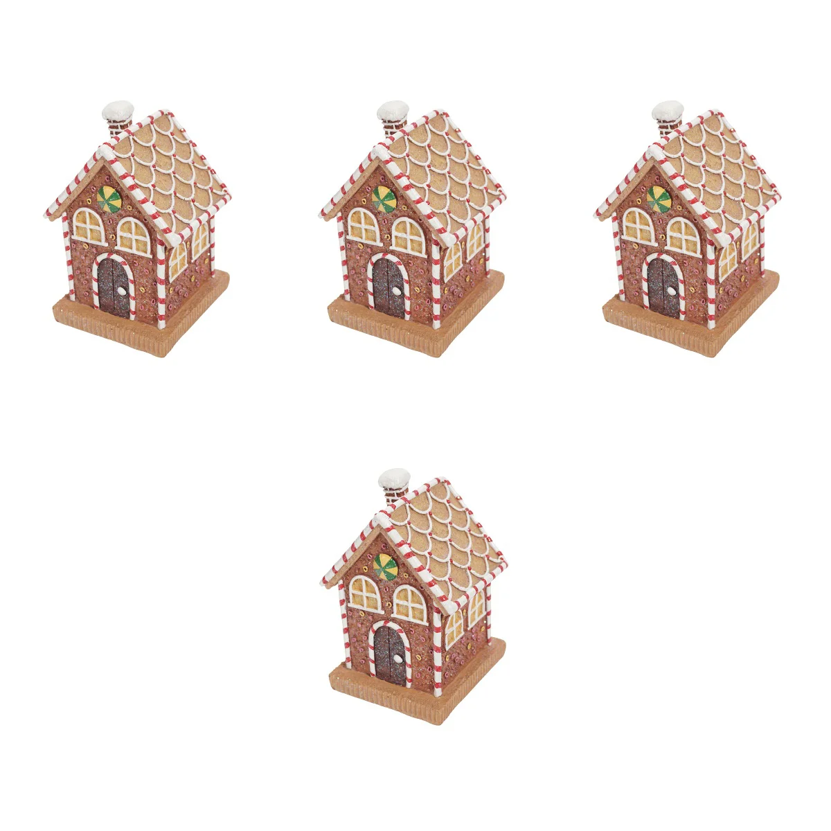 4x Festival Room Decor Christmas Figurines Desktop Gingerbread House Christmas Decorations Led Village House
4x Festival Room Decor Christmas Figurines Desktop Gingerbread House Christmas Decorations Led Village House