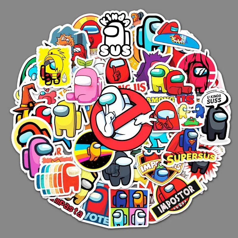 50PCS Mix Among Us Game Graffiti Sticker Classic Toy DIY Skateboard Guitar Luggage Phone Bike Fridge Waterproof Sticker Decals
50PCS Mix Among Us Game Graffiti Sticker Classic Toy DIY Skateboard Guitar Luggage Phone Bike Fridge Waterproof Sticker Decals