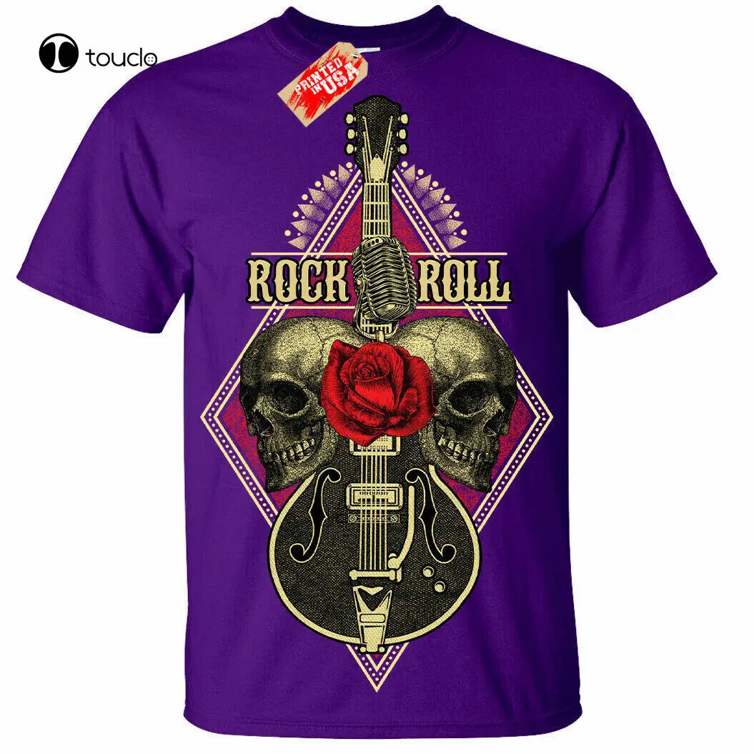 New Rock And Roll T-Shirt Rock Band Skull Rose Guitarist Gift Singer Tee Shirt Cotton T Shirt Fashion Tshirt Summer Women Shirts
New Rock And Roll T-Shirt Rock Band Skull Rose Guitarist Gift Singer Tee Shirt Cotton T Shirt Fashion Tshirt Summer Women Shirts