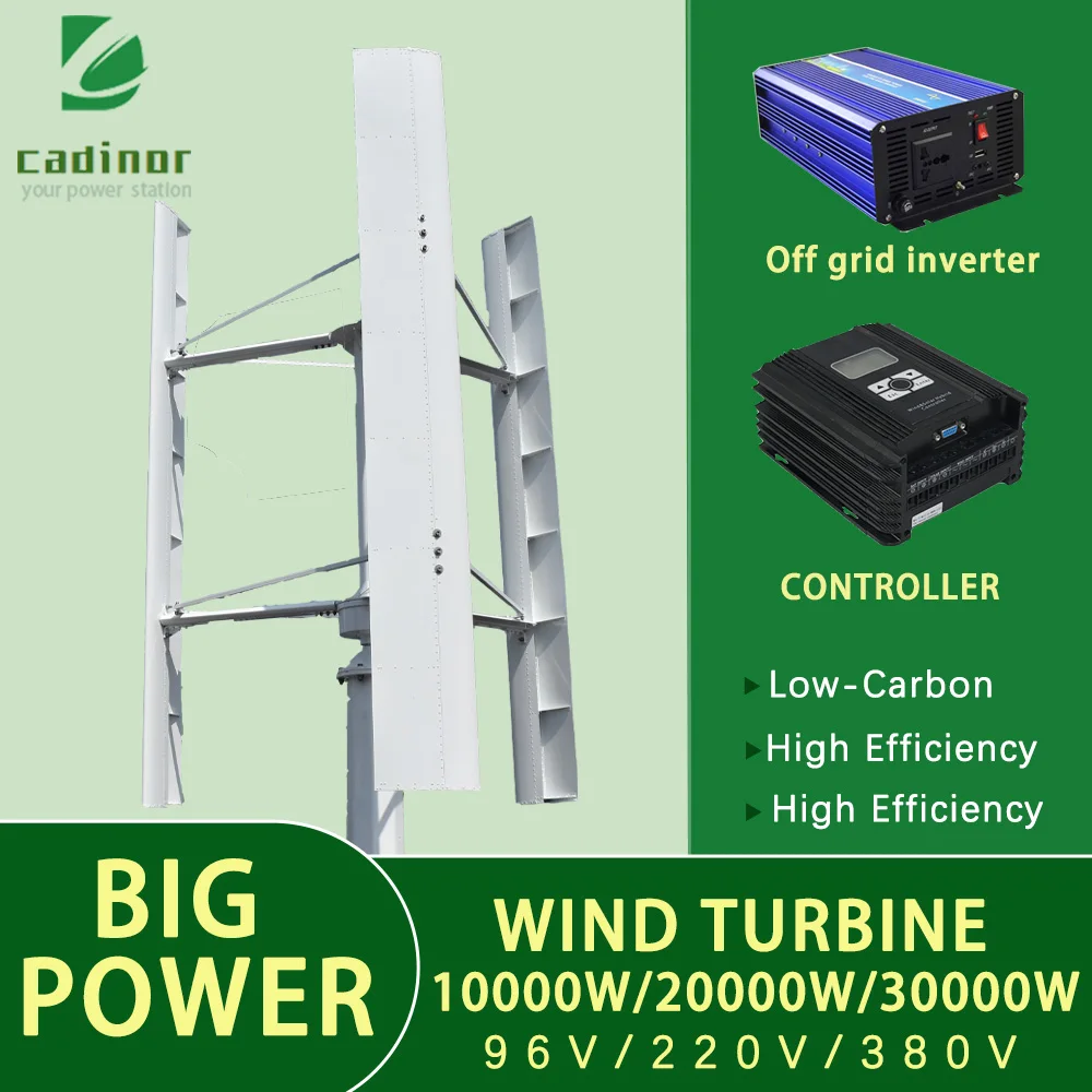 Factory Big Power 8KW 10KW 20KW 30KW Vertical Axis 48V/96V/220V/380V Wind Turbine Generator 3 Phases On/Off Grid No Noise
Factory Big Power 8KW 10KW 20KW 30KW Vertical Axis 48V/96V/220V/380V Wind Turbine Generator 3 Phases On/Off Grid No Noise