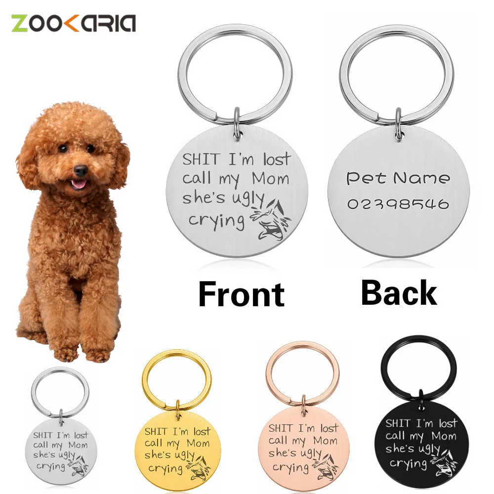 Dog Tag Personalized Pet Puppy Cat ID Tag Engraved Custom Dog Collar Accessories Stainless Steel Name Tag for Dogs Cats Pink
Dog Tag Personalized Pet Puppy Cat ID Tag Engraved Custom Dog Collar Accessories Stainless Steel Name Tag for Dogs Cats Pink