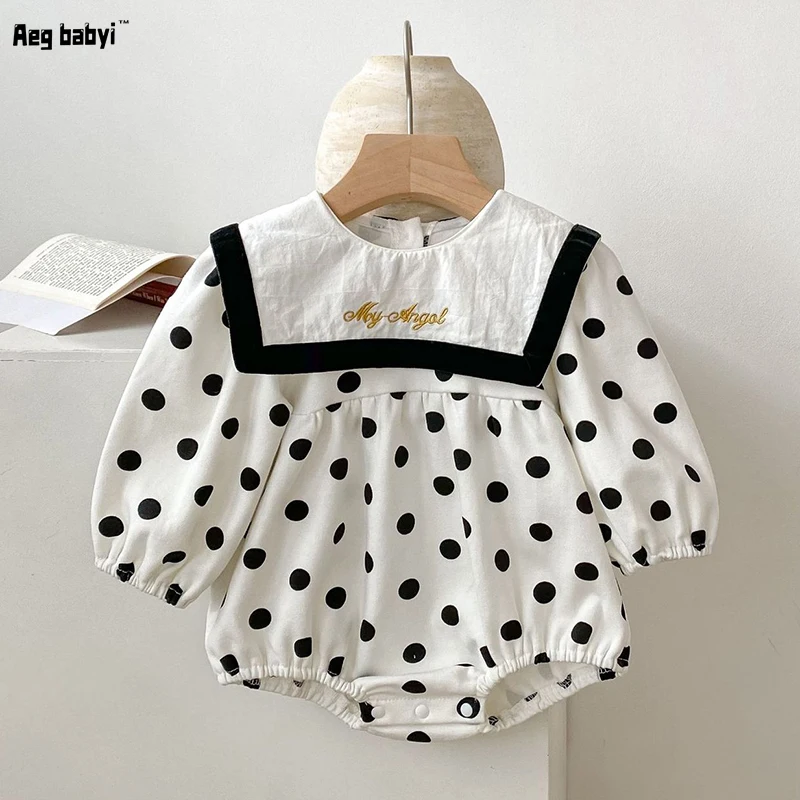 Baby Bodysuit Autumn Newborn Girl Clothes Embroidered Polka Dot Long Sleeve Cotton Jumpsuit Spring Toddler Girl One-piece Outfit
Baby Bodysuit Autumn Newborn Girl Clothes Embroidered Polka Dot Long Sleeve Cotton Jumpsuit Spring Toddler Girl One-piece Outfit
