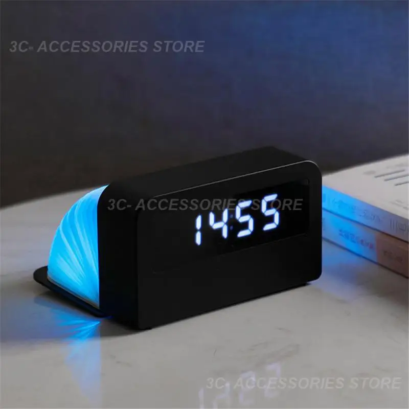Hot Selling LED Digital Time Light Alarm Clock Home Night Light Colorful Gradient Desktop Small Clock
Hot Selling LED Digital Time Light Alarm Clock Home Night Light Colorful Gradient Desktop Small Clock