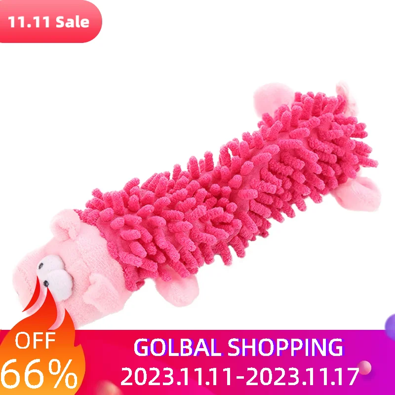 Soft Plush Dog Chew Toy Anxiety Relief Bite Resistant With Squeaker Pet Supplies Training Accessories Playing Pink Pig
Soft Plush Dog Chew Toy Anxiety Relief Bite Resistant With Squeaker Pet Supplies Training Accessories Playing Pink Pig