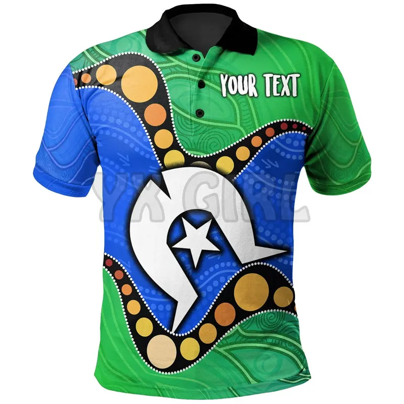 2022 Summer for men Custom Name Australia Torres Strait Islands Flag with Aboriginal 3D printed Short sleeve shirts Tops camisas
2022 Summer for men Custom Name Australia Torres Strait Islands Flag with Aboriginal 3D printed Short sleeve shirts Tops camisas