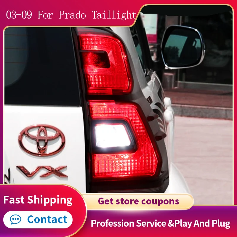Car Styling New Style For Toyota Prado Taillight LC120 FJ120 2700 2003~2009year Led Tail Lights
Car Styling New Style For Toyota Prado Taillight LC120 FJ120 2700 2003~2009year Led Tail Lights